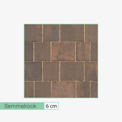 Semmelrock Pavimo 6 cm marrone (10,8 m2)