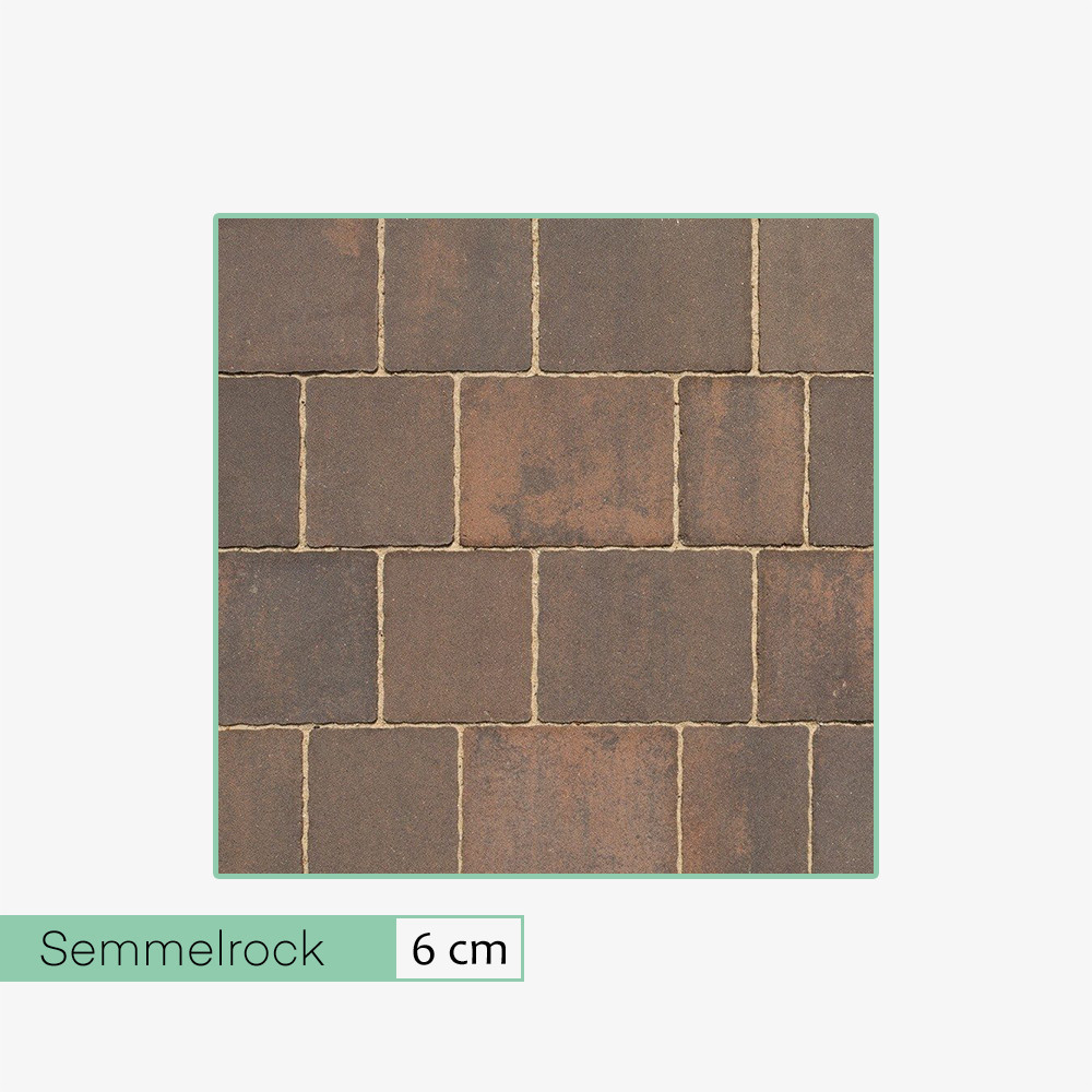 Semmelrock Pavimo 6 cm marrone (10,8 m2)