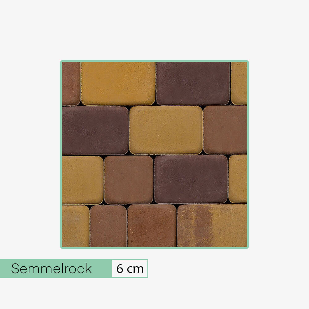Semmelrock Bruk Klasyczny 6 cm barwy jesieni (9,8 m2)