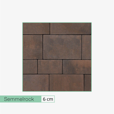 Semmelrock Plato 6 cm marrone (11,4 m2)