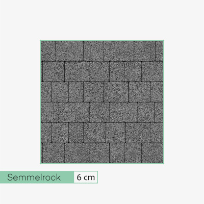 Semmelrock Nobla 6 cm negro (10,8 m2)