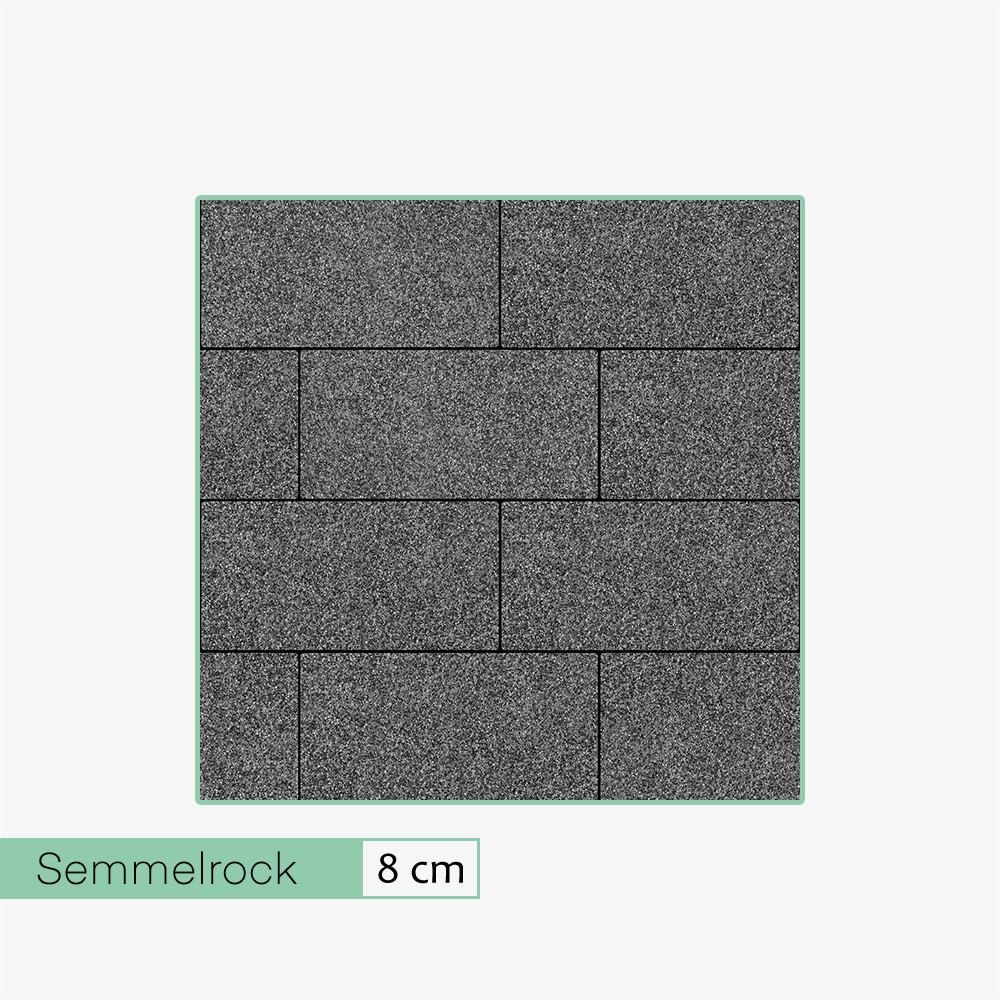 Semmelrock Casamilo 50x25 nero (8 m2)