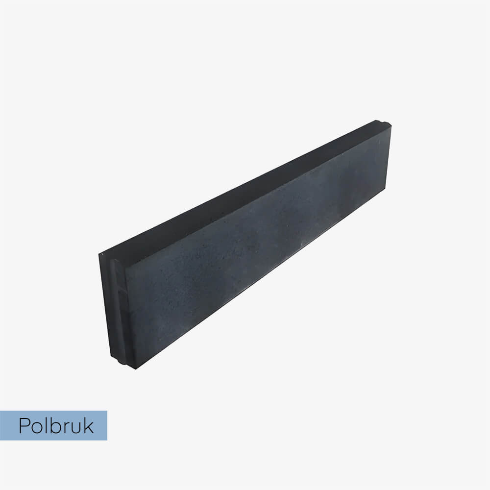Polbruk obrzeże chodnikowe 8x30x100 grafit (27 szt.)