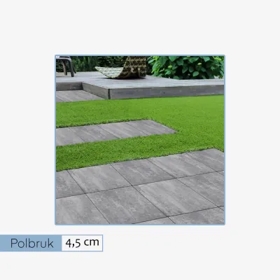 Polbruk płyta tarasowa Bosso nerino 60x60x4,5 cm (20 szt.)