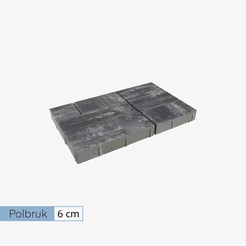 Polbruk kostka brukowa Toledo nerino 6 cm  (10,8 m2)