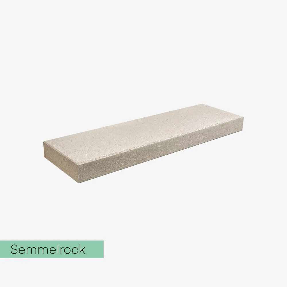 Semmelrock stopień Livello Slim silexo 100x30x8 cm srebrny (24 szt.)