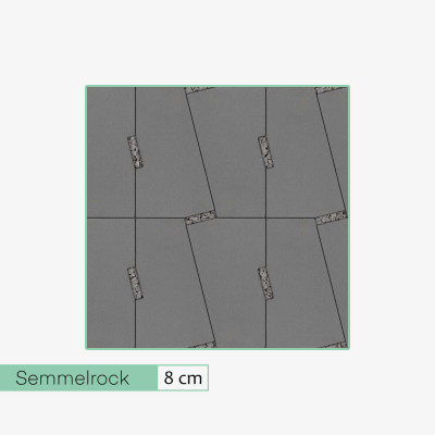 Semmelrock Senso Eco platino 8 cm (7,38 m2)