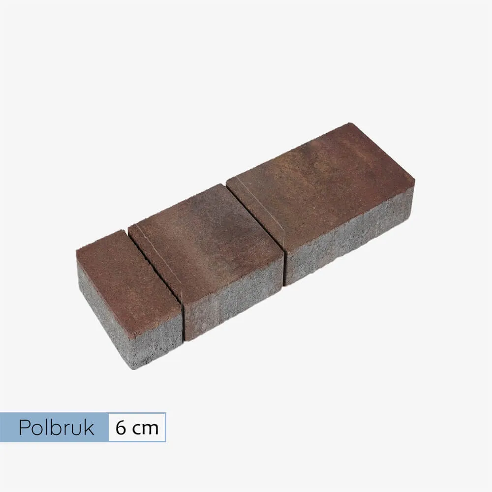 Polbruk Napoli 6 cm gładki barwy jesieni (10 m2)