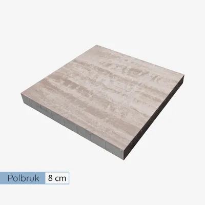Polbruk płyta brukowa Plano 80x80 cm ivory 8 cm (8 szt.)