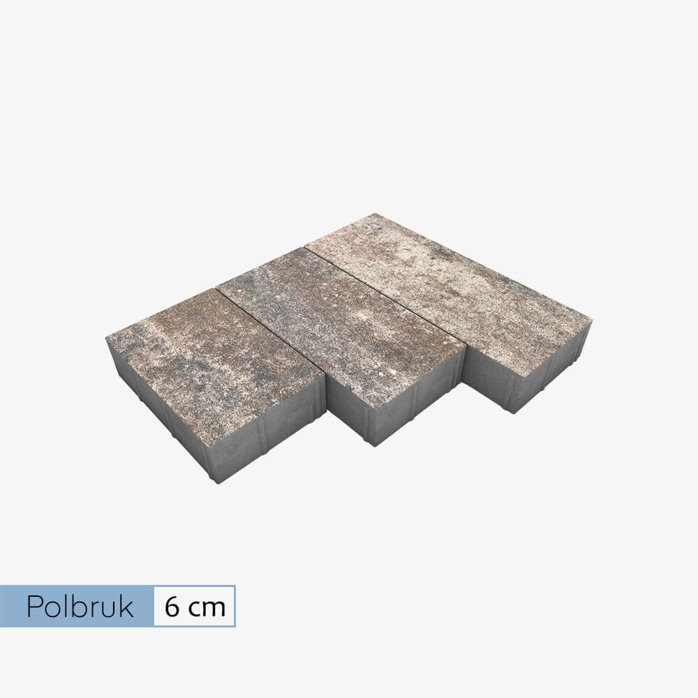 Polbruk kostka brukowa Triada 6 cm onyx (12 m2)