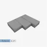 Kostka brukowa Polbruk Triada 6 cm w kolorze szarym