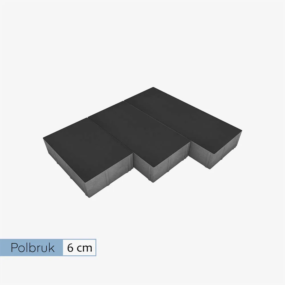 Polbruk kostka brukowa Triada 6 cm grafit (12 m2)