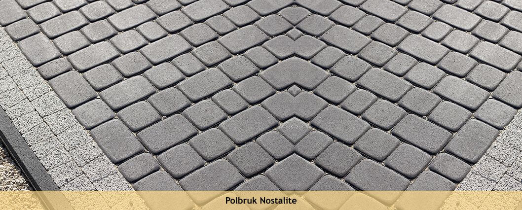 Klasyczna kostka brukowa - Polbruk Nostalite szary
