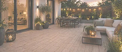 Taras jak z katalogu – aranżacje z płyt drewnopodobnych